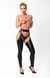 Легінси з відкритими стегнами Noir Handmade F323 Rebel wetlook chaps - 3XL SX0374 фото 3