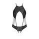 Боді з екошкіри з відкритим доступом Passion &mdash;Tasmina Body Black SO7110 фото 3
