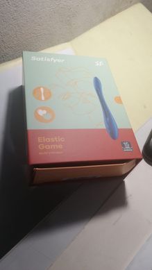 Універсальний гнучкий вібратор для пар Satisfyer Elastic Game Dark Blue (м'ята упаковка!!!) SO8496-R фото
