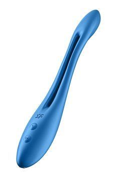 Універсальний гнучкий вібратор для пар Satisfyer Elastic Game Dark Blue (м'ята упаковка!!!) SO8496-R фото