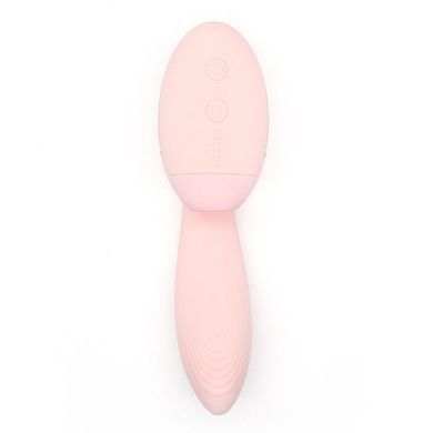 Вакуумний вібратор KISTOY Tina Mini Light Pink, вагінально-кліторальний SO6541 фото