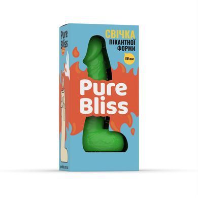 Свеча в виде члена Pure Bliss BIG Green 18 см SX1654 фото