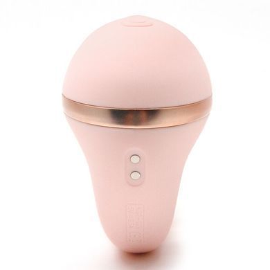 Вакуумний вібратор KISTOY Tina Mini Light Pink, вагінально-кліторальний SO6541 фото
