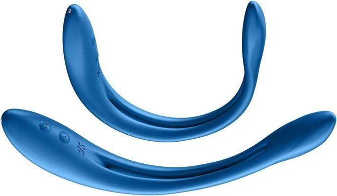 Універсальний гнучкий вібратор для пар Satisfyer Elastic Game Dark Blue (м'ята упаковка!!!) SO8496-R фото