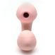 Вакуумний вібратор KISTOY Tina Mini Light Pink, вагінально-кліторальний SO6541 фото 3