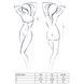 Боді з відкритим верхом Passion Exclusive &mdash; North Body Black PS24001 фото 5