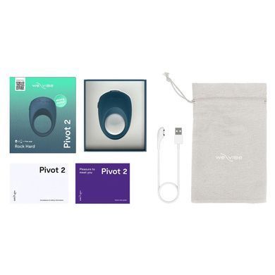 Ерекційне смарт-віброкільце We-Vibe Pivot 2 Slate SX3859 фото