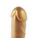 Золотий фалоімітатор Hismith 6.8&Prime; Golden Silicone Dildo, система KlicLok SO6202 фото 5