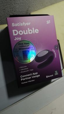 Смарт-вібратор для пар Satisfyer Double Joy Violet (м'ята упаковка!!!) SO3899-R фото