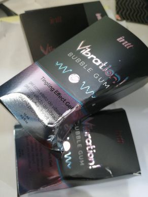 Рідкий вібратор Intt Vibration Bubble Gum (15 мл) (м'ята упаковка!!!) SO3348-R фото
