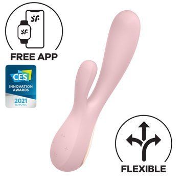 Смарт вібратор-кролик Satisfyer Mono Flex Mauve (м'ята упаковка!!!) SO3902-R фото