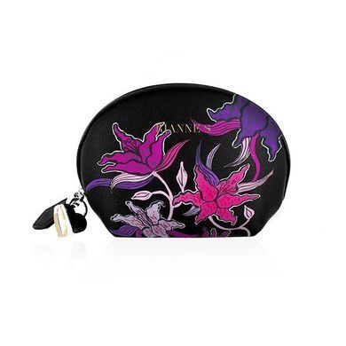 Мінівібратор Rianne S &mdash; Mini G Floral для точки G, 7 режимів роботи, чохол-косметичка Deep Purple SO3862 фото