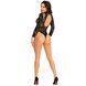 Мереживне боді з високим коміром Leg Avenue &mdash; High Neck Lace Bodysuit One Size Black SX1083 фото 5
