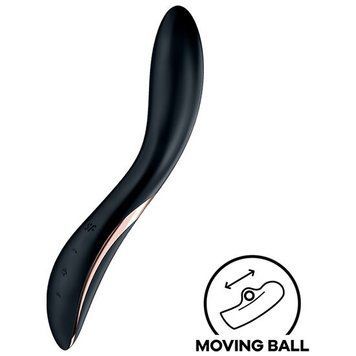 Вібратор Satisfyer &mdash; Rrrolling Explosion Black із перлинною стимуляцією точки G  SO6074 фото