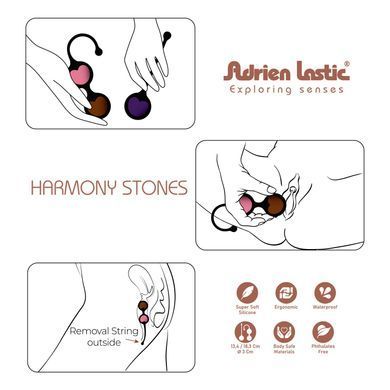 Вагінальні кульки Adrien Lastic Harmony Stones SX1272 фото