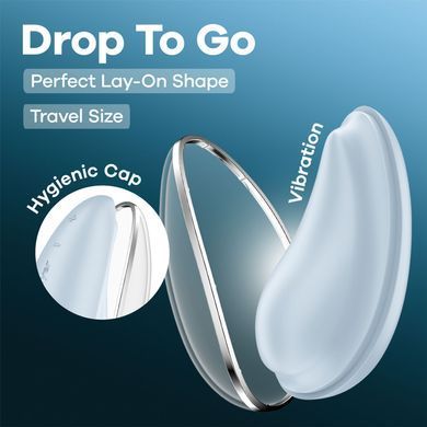 Вібратор Satisfyer Drop To Go Blue SX3835 фото
