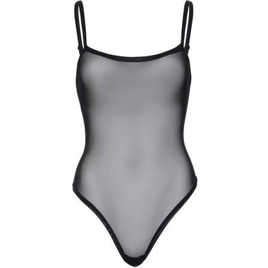Напівпрозоре боді Leg Avenue &mdash; Cami Bodysuit With Thong Black SO9167 фото