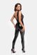 Комбінезон Noir Handmade F298 Libido Deep-V catsuit with collar and pearl chain - XL SX0228 фото 2