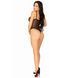 Напівпрозоре боді Leg Avenue &mdash; Cami Bodysuit With Thong Black SO9167 фото 4