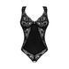 Розпродаж!!! Мереживне боді з відкритим доступом Obsessive &mdash; Donna Dream Crotchless Teddy Black SO8634 фото 5