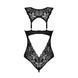 Розпродаж!!! Мереживне боді з відкритим доступом Obsessive &mdash; Donna Dream Crotchless Teddy Black SO8634 фото 6