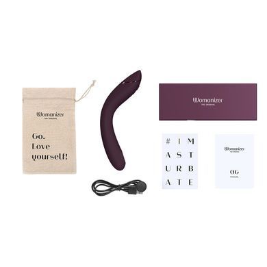 Вібратор Womanizer &mdash; OG Aubergine для точки G з вакуумною стимуляцією SX0531 фото