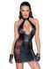 Сукня Noir Handmade F238 Short tulle dress with powerwetlook inserts - XL SX0130 фото 1