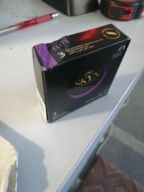 Безлатексні преміум-презервативи SKYN Elite 3 шт, ультратонкі (м'ята паковання!!!) SX2381-R фото