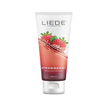 Змазка Liebe Lubricant &mdash; Strawberry (100 мл) Полуниця SX1593 фото