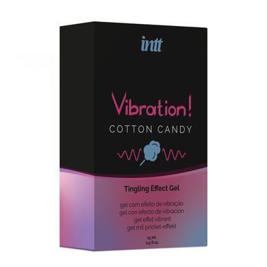 Рідкий вібратор Intt Vibration Cotton Candy (15 мл) (м'ята упаковка!!!) SO9812-R фото