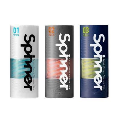 Мастурбатор Tenga Spinner 02 Hexa з пружною стимулювальною спіраллю всередині, стандартна спіраль SO2747 фото