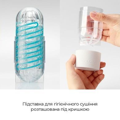 Мастурбатор Tenga Spinner 02 Hexa з пружною стимулювальною спіраллю всередині, стандартна спіраль SO2747 фото