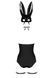 Еротичний костюм кролика Obsessive Bunny costume S/M black (м'ята упаковка!!!) SO7701-R фото 7