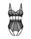Боді Obsessive Hersis crotchless teddy S/M SX3087 фото 9