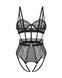 Боді Obsessive Hersis crotchless teddy S/M SX3087 фото 8
