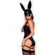 Еротичний костюм кролика Obsessive Bunny costume S/M black (м'ята упаковка!!!) SO7701-R фото 5