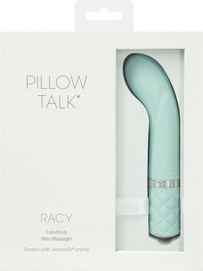 Розкішний вібратор Pillow Talk &mdash; Racy Teal з кристалом Swarovski для точки G, подарункове паковання SO2720 фото