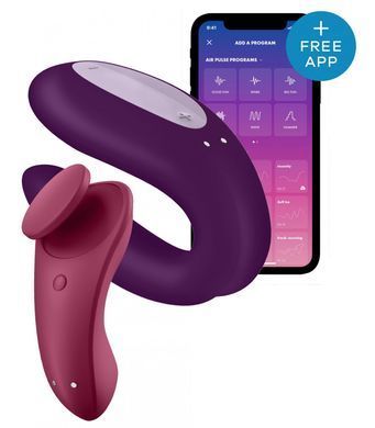 Набір Satisfyer Partner Box 1 (вібратор для пар Double Joy + вібратор у трусики Sexy Secret) (м'ята упаковка!!!) SO7143-R фото