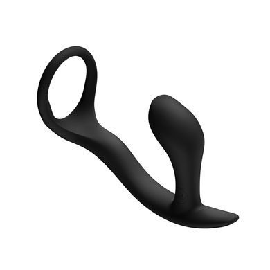 Анальна пробка з ерекційним кільцем Fun Factory BOOTIE RING Black SX3309 фото