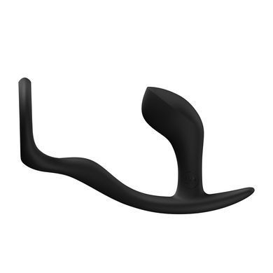 Анальна пробка з ерекційним кільцем Fun Factory BOOTIE RING Black SX3309 фото