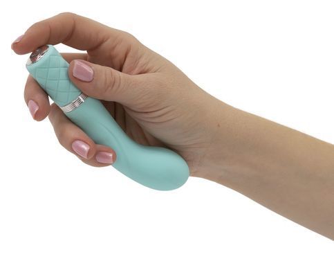 Розкішний вібратор Pillow Talk &mdash; Racy Teal з кристалом Swarovski для точки G, подарункове паковання SO2720 фото