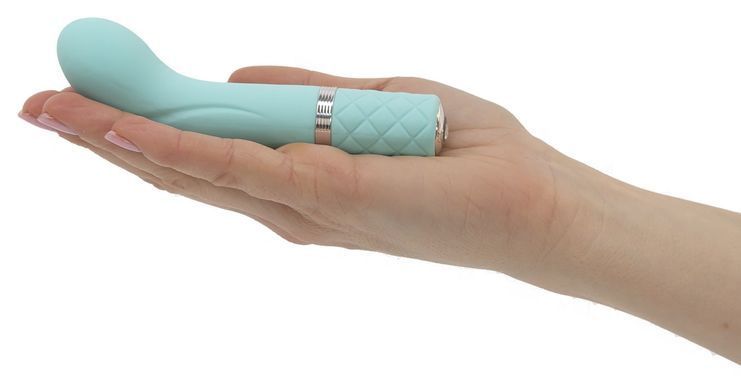 Розкішний вібратор Pillow Talk &mdash; Racy Teal з кристалом Swarovski для точки G, подарункове паковання SO2720 фото