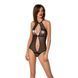 Сітчасте боді з мереживом на грудях Passion &mdash; Satara Body Black SO8469 фото 1