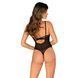 Боді з відкритим доступом Obsessive &mdash; Roxelia Crotchless Teddy Black SO9066 фото 2