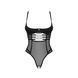 Боді з відкритим доступом Obsessive &mdash; Roxelia Crotchless Teddy Black SO9066 фото 5