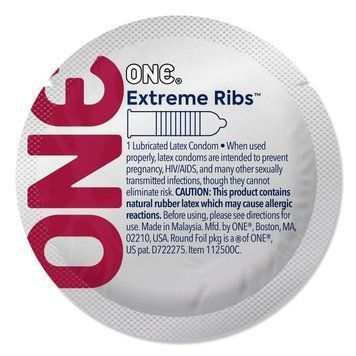 Презерватив ONE Extreme Ribs 1 шт SX0774 фото