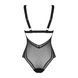Мереживне боді з декольте Obsessive &mdash; Estiqua Teddy Black SO7260 фото 6