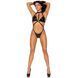 Вінілове боді Leg Avenue &mdash; Teddy With Strappy Open Back One Size Black SO8607 фото 4