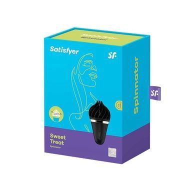 Мороженка-спінатор Satisfyer Lay-On - Sweet Treat Black/Gold, 10 режимів роботи, водонепроникний SO3551 фото