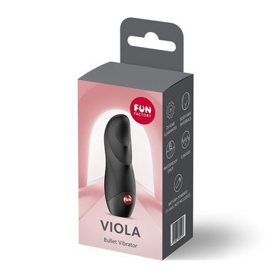 Віброкуля Fun Factory Viola Black, 10 режимів, від батарейки ААА SX3707 фото
